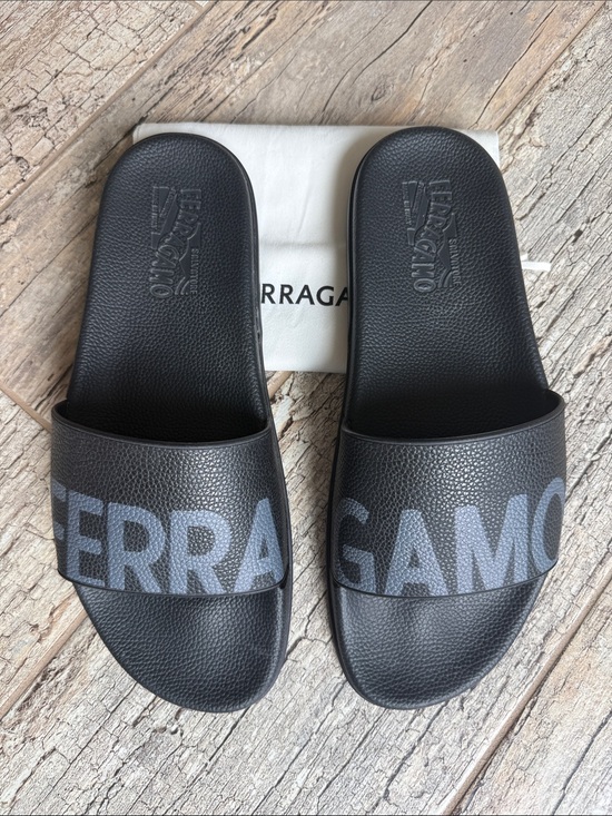 Salvatore Ferragamo Other - Salvatore Ferragamo Amos slide Logo sandals size: 12